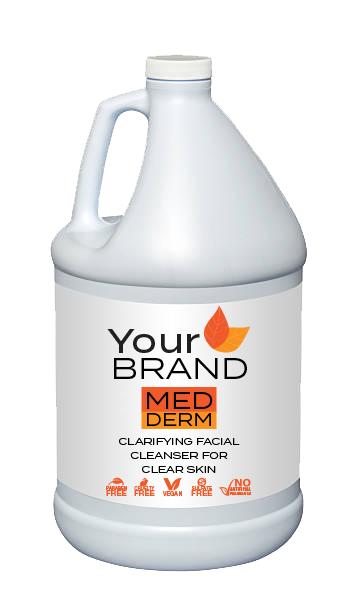 MedDerm Clarifying Facial Cleanser for Clear Skin- ONE GALLON, BULK