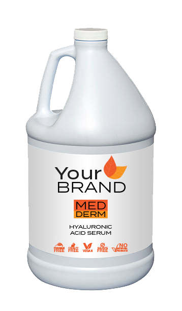 MedDerm Hyaluronic Acid Serum- One GALLON, BULK