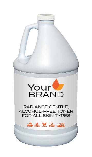 Radiance Gentle, Alcohol-Free Toner for All Skin Types- ONE GALLON, BULK