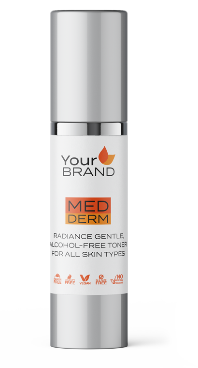 MedDerm Radiance Gentle, Alcohol-Free Toner for All Skin Types